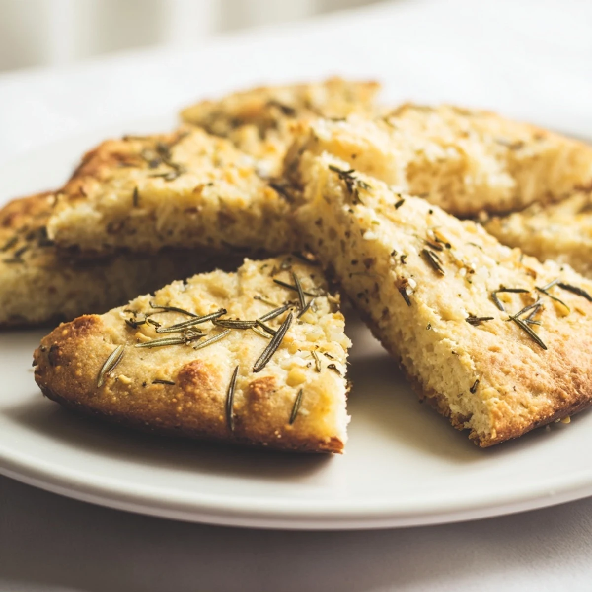 Yeast-Free Garlic Rosemary Bannock
