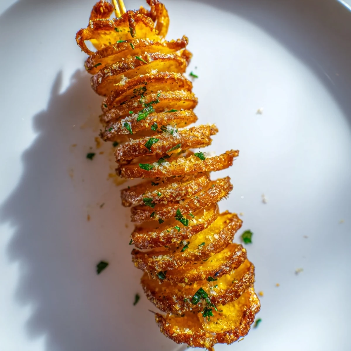 Crispy Spiralized Potatoes Snack