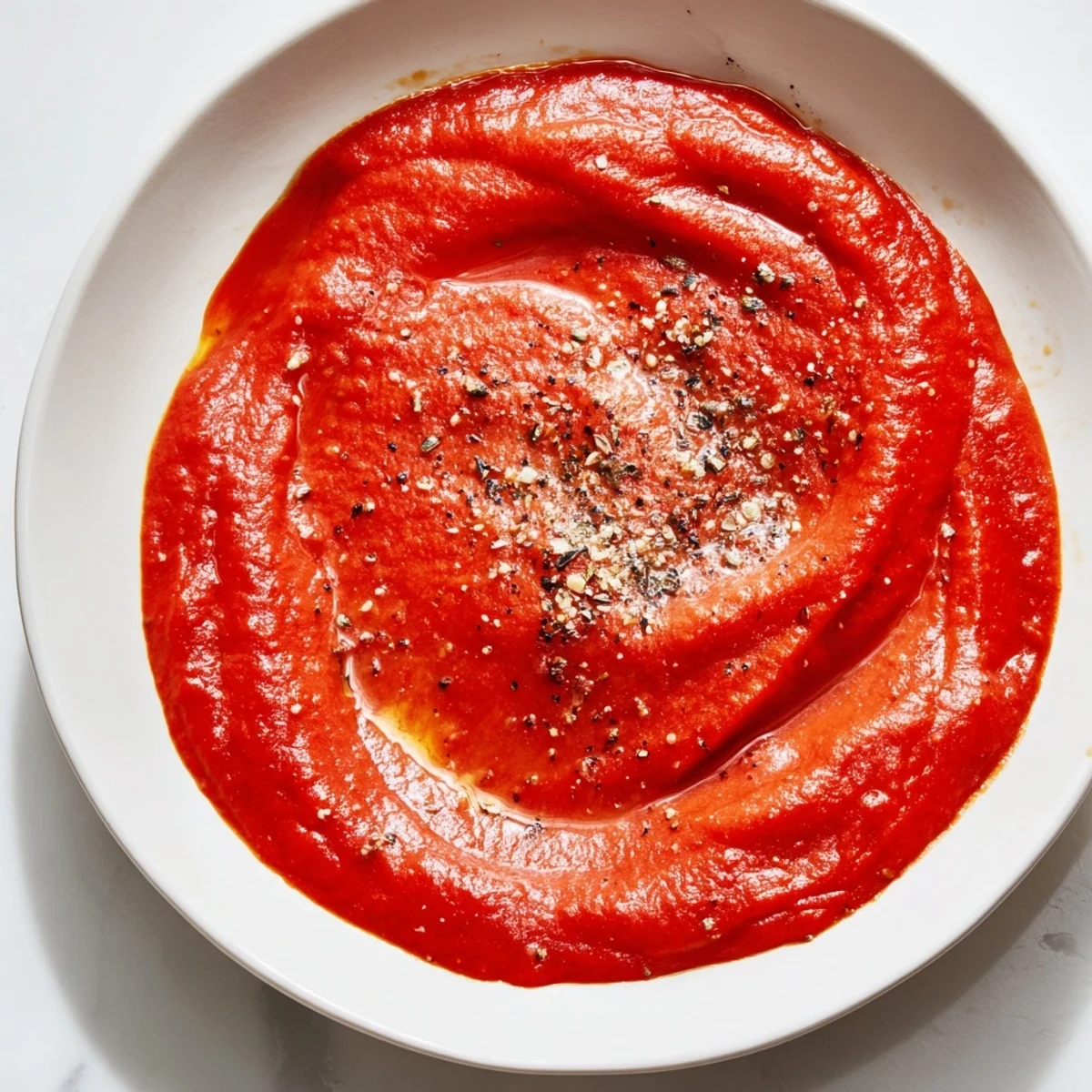 Rich and creamy Instant Creamy Marinara Hack simmering in a saucepan, ready to be served over pasta.