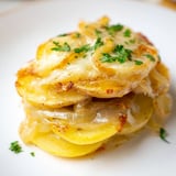 French Onion Potatoes Layered