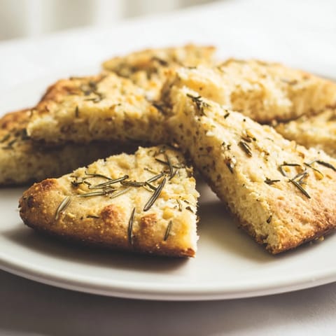 Yeast-Free Garlic Rosemary Bannock