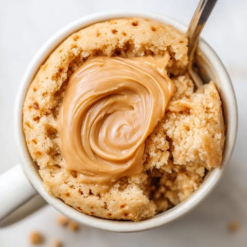 2-Minute Peanut Butter Cake