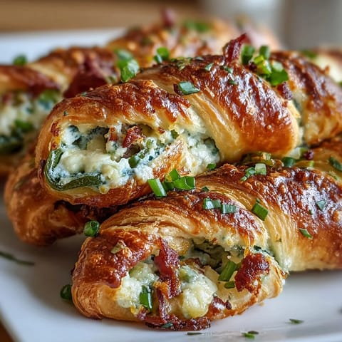 A close-up of cheesy, spicy Jalapeño Popper Twists served on a wooden board with creamy ranch dip.