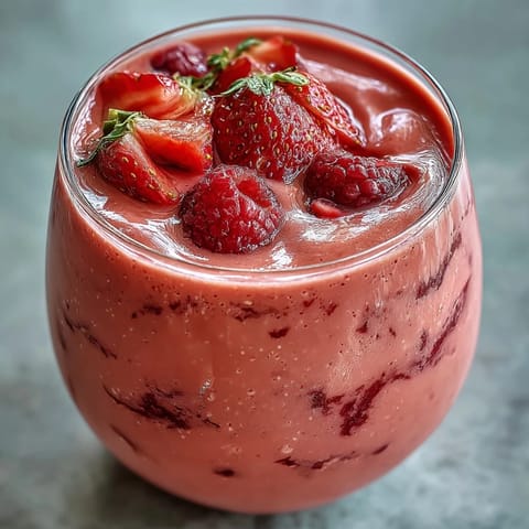 Strawberry Banana Protein Smoothie