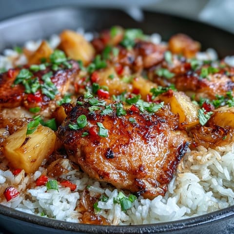 One-Pan Pineapple Chicken Bake