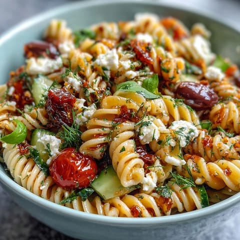 Vibrant picnic pasta salad with colorful vegetables and mozzarella, tossed in zesty Italian dressing for a refreshing summer meal.