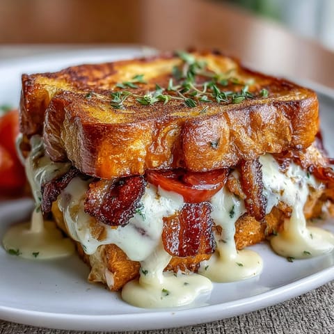 1. Mini Hot Brown sliders on brioche buns with turkey, bacon, and creamy Mornay sauce, perfect for Derby parties and Southern gatherings.  