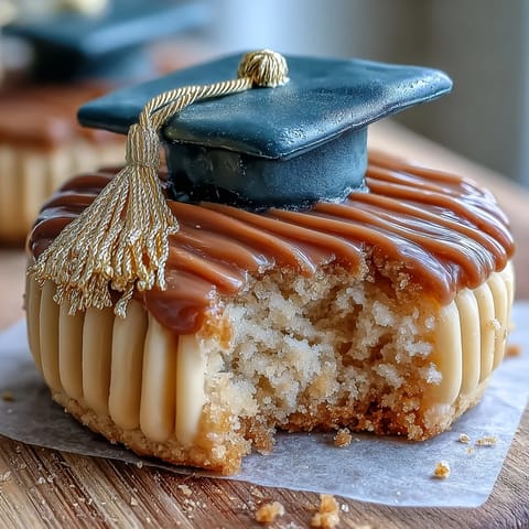 Graduation Diploma and Cap Cookies