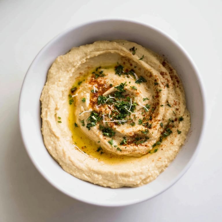 Freshly made and vibrant, this Perfect 5-Minute Homemade Hummus is perfect for dipping warm pita bread.