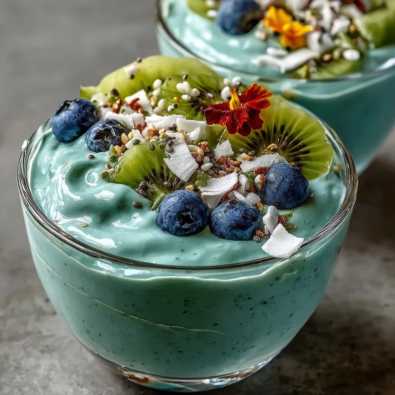 Spoon into a creamy Whimsical Healthy Mermaid Smoothie Bowl featuring mango, pineapple, and a sprinkle of hemp seeds for texture.