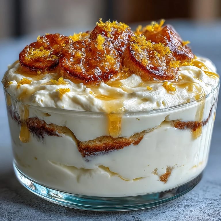 Creamy limoncello tiramisu cups garnished with fresh lemon zest, perfect for a light and citrusy summer treat.  