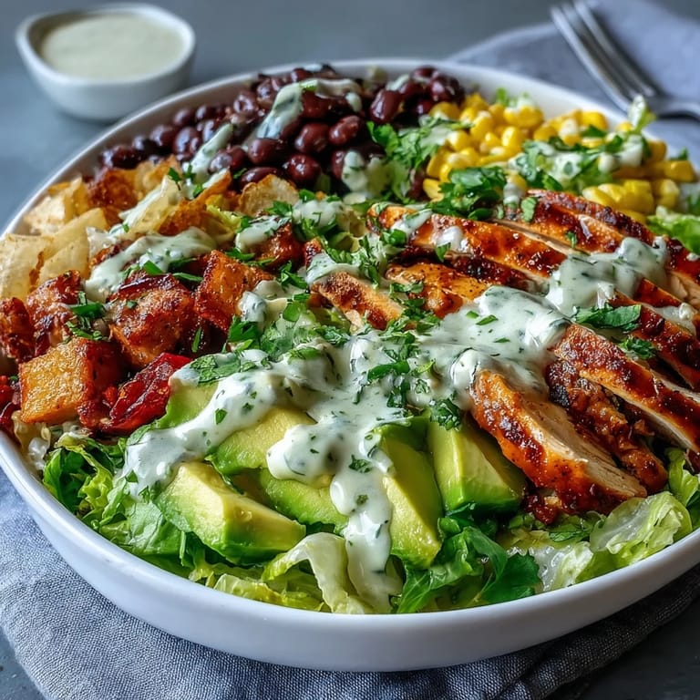 Vibrant taco salad bowls layered with lean turkey, crisp lettuce, black beans, and a tangy Greek yogurt ranch drizzle for a fresh, healthy meal.