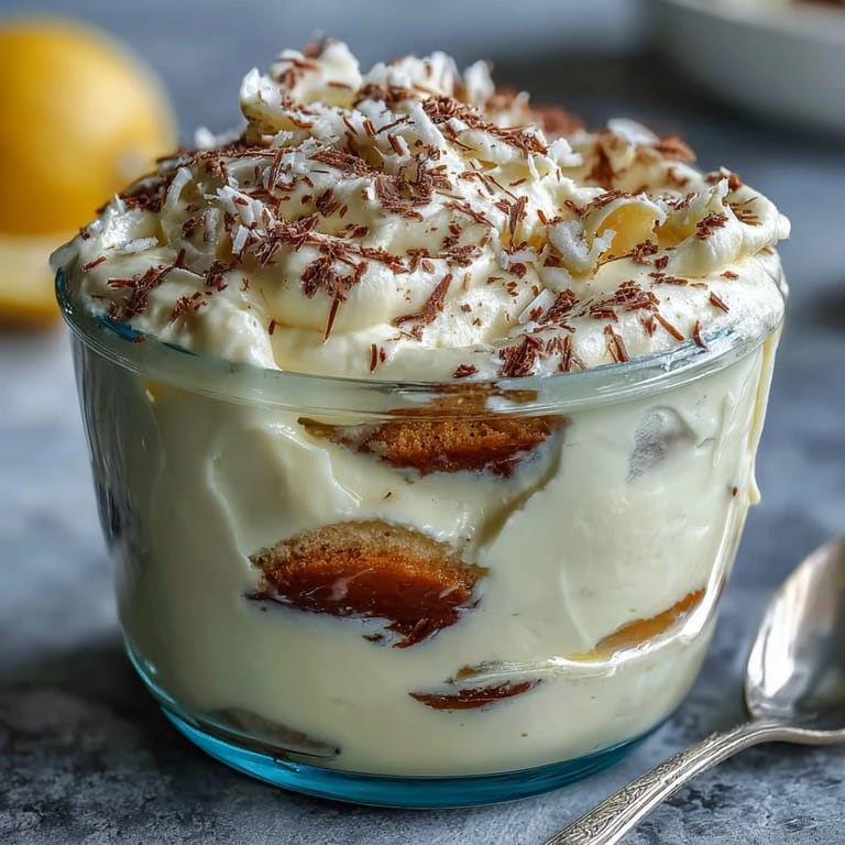 Bright and zesty Limoncello Tiramisu Dessert Jars, perfect for a refreshing Italian-inspired treat.